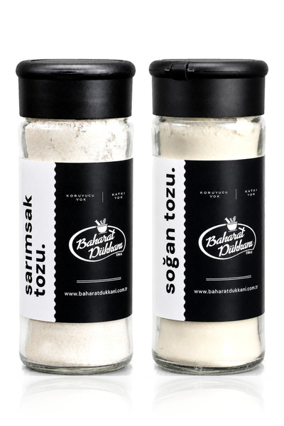 Baharat Dükkanı Sarımsak Tozu - Soğan Tozu 2'li Set