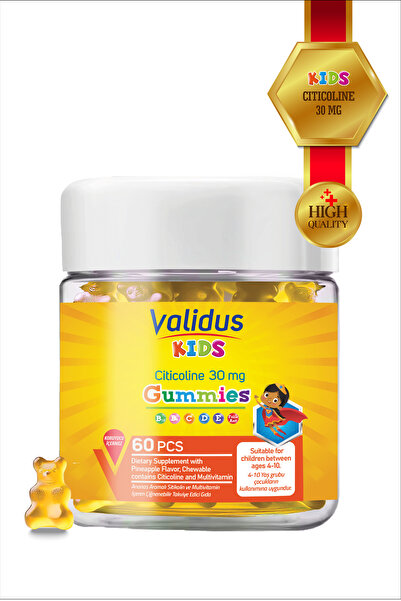 Validus Kids (SİTİKOLİN) 60 Gummies