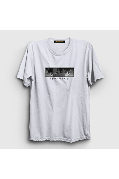 Presmono Unisex beli Levi Ackerman anime Attack On Titan T-shirt 351038tt