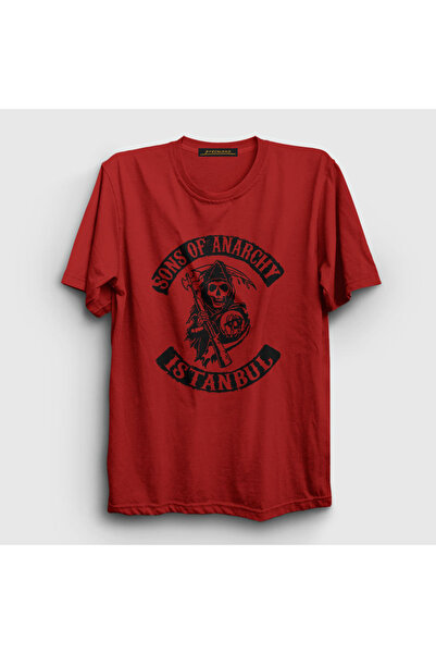 Presmono Unisex Red Istanbul Sons Of Anarchy T-shirt 214902 ττ