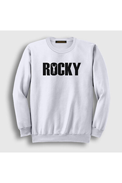 Presmono Unisex bela majica sa logotipom filma Rocky 250037tt