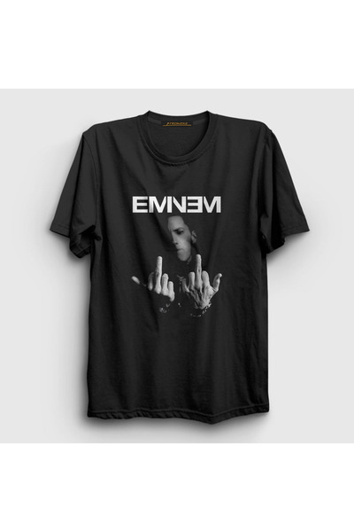 Presmono Unisex Black The Real Slim Shady Eminem T-shirt354481tt
