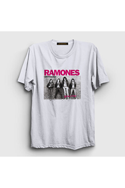 Presmono Unisex bela antologija Ramones T-shirt 169344tt