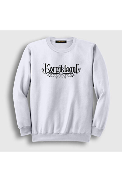 Presmono Unisex bela majica sa logotipom Korpiklaani 161852tt
