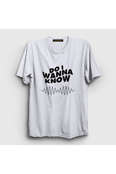 Presmono Unisex beli Know Arctic Monkeys T-shirt 13962tt