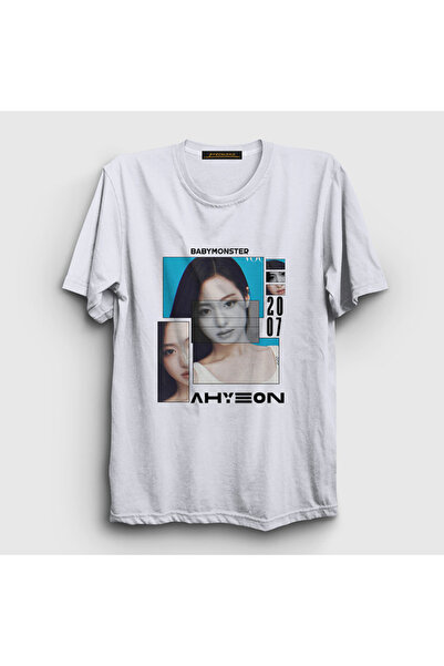 Presmono Unisex White Poster Ahyeon Babymonster Baby Monster T-Shirt 608991Tt