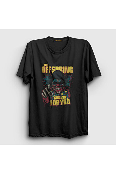 Presmono Unisex crni klovn The Offspring T-shirt 176928tt