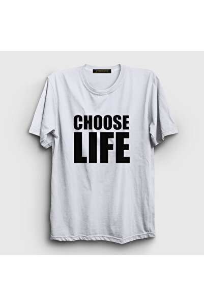 Presmono George Michael Unisex White Wham Choose Life T-shirt - 462310 Tt