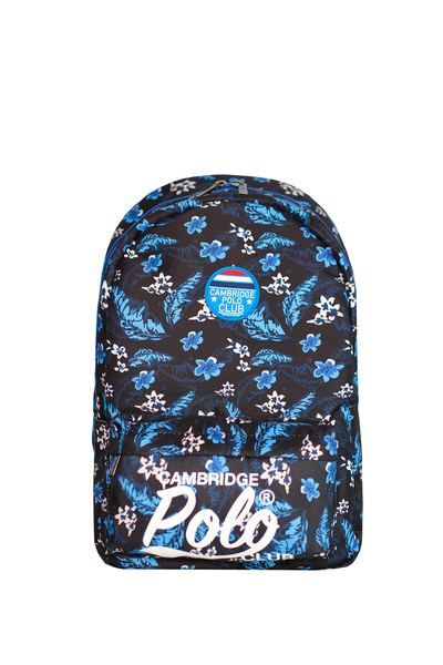 Cambridge Polo Club Island Roamer Two Compartment Unisex Backpack Black / Cpo...