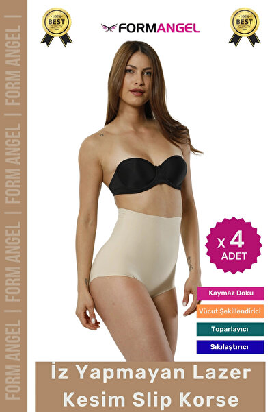 Denguva # Corset 2 Size Slimming and Gathering Non-Slip Women's Laser Cut Sli...