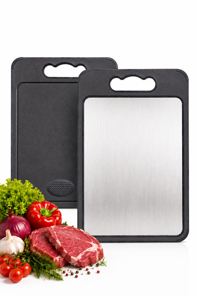 SUWAL 304 Stainless Steel Cutting Board, Stain-Resistant, Durable, 37X26 cm