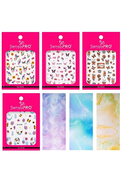 SensoPRO Milano Set Nail Art Aripi de Galaxie
