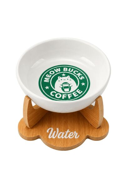 Meowbucks Kaydırmaz Su Kabı