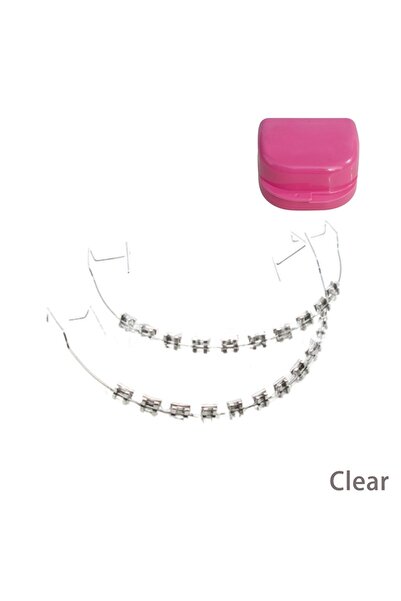 Choice1 Silver 1pair Colorful Temporary Tooth Decoration with Metal Wires Met...