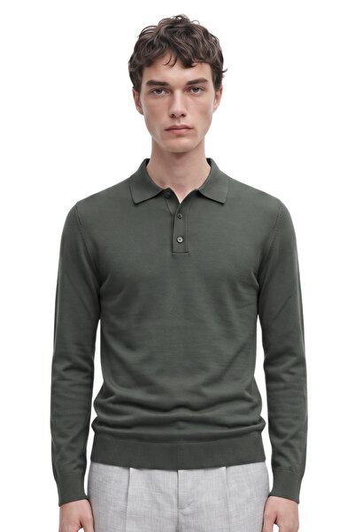 ANTHONY JACKSON Premium Erkek Polo Yaka Triko Kazak Massimiliano