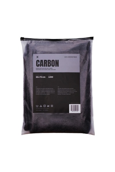 ZYNOX CARBON Çift Taraflı Mikrofiber Kurulama Havlusu