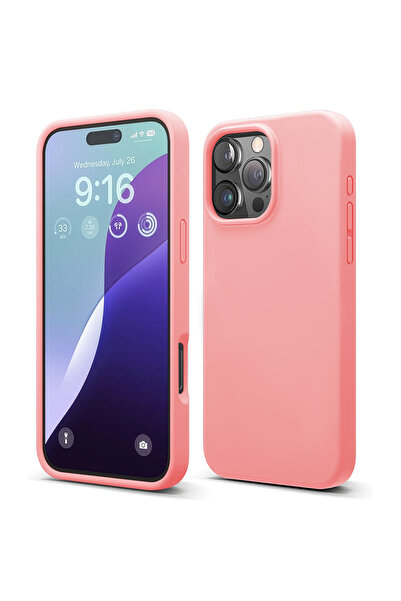 Casey Studios iPhone 16 Pro Силиконов калъф, с микрофибър, тънък, защитен, по...