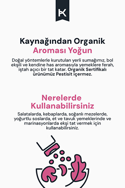 karmalife Organik Sumak 50 gr