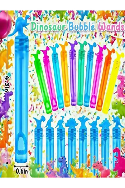 Choice3 30PCS 10-100 Pcs Cartoon Dinosaur Liquid-free Bubble Empty Bottle for...