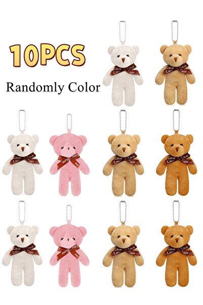 Choice4 10PCS-Mixed 4.7 Inch Tiny Bears Doll Bulk Soft Mini Stuffed Animals f...