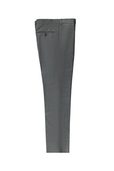 Abdullah Kiğılı 7 Drop slim fit Pantaloni din țesătură clasică din lână Dar c...