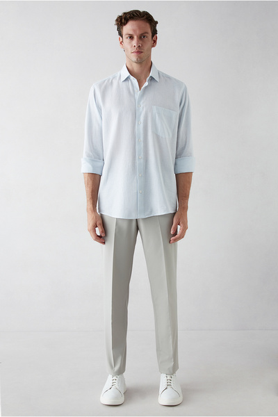 Kiğılı 6 Drop Regular Fit Standard Cut Classic Fabric Trousers