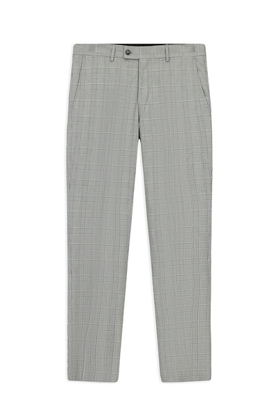 Kiğılı 7 Drop Slim Fit Plaid Classic Fabric Trousers