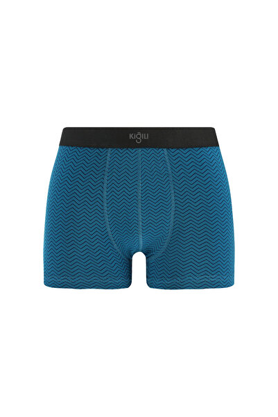 Kiğılı Premium 5'li Pamuklu Likralı Rahat Esnek Boxer Seti (Damat Bohçası - Çeyiz Seti)