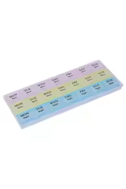 choice2 Random Color 14/21/28 Slots 7 Days Weekly Portable Multifunction Pill...