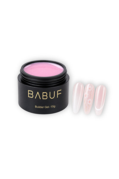 BABUF Gel construcție autonivelant roz lăptos Milky Kiss BG11, 15g