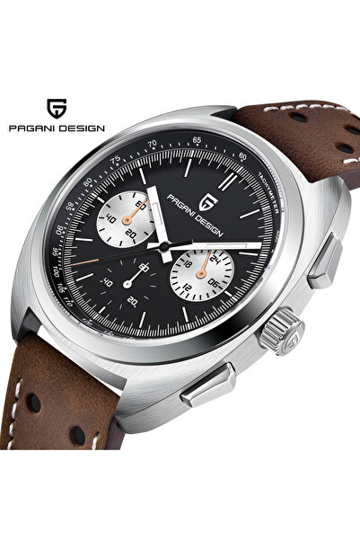 Choice8 Black L PAGANI DESIGN 2026 New Retro Yellow Quartz Watch For Men Spor...