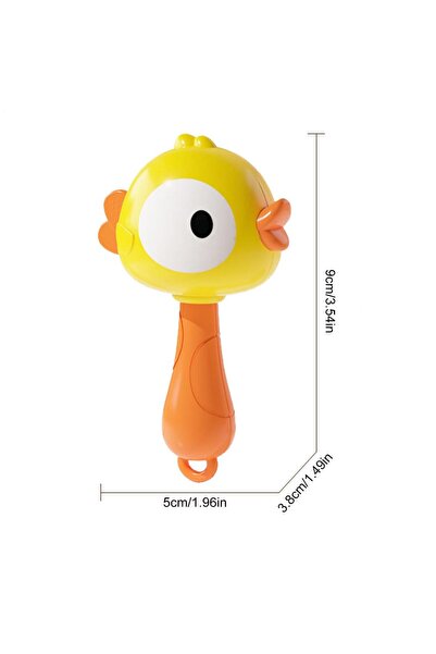 Choice1 Cute duck Plastic Baby Rattle Toys Cartoon with Crisp Sound Kid Marac...