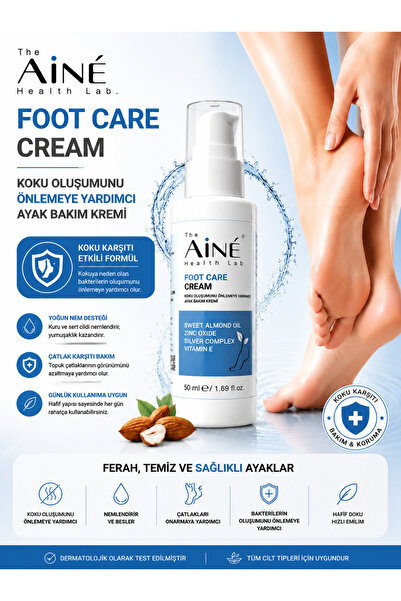 The Aine Health Lab. Foot Care - Ayak Kokusu Önleyici Krem - Topuk Çatlak Bak...