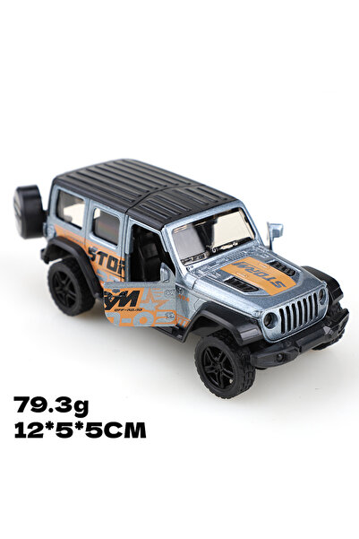 Choice10 Jeep Grey (Bagged) 1:36 Scale Three-Door Classic Pullback Die-Cast M...
