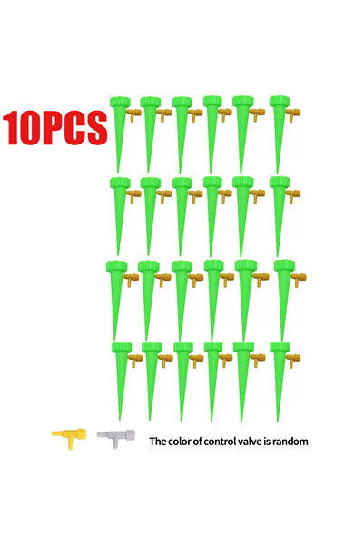 Choice9 10PC-Green Automatic Drip Irrigation System Self Watering Adjustable ...