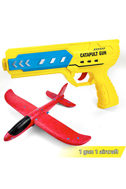 Choice Large gun yellow Kids' Catapult Planes, Foam Planes, Gliders, Parent-C...