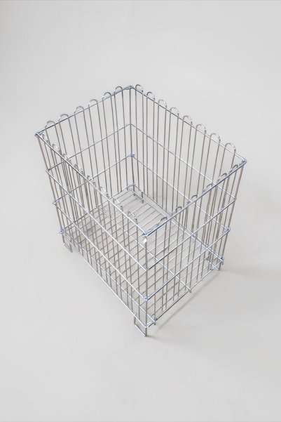 Acar Raf Coș pliabil pentru piscină Coș din sârmă 53x40 Cm