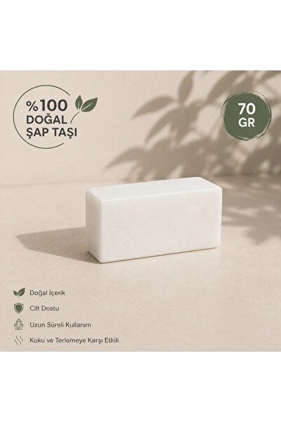 irtihal %100 Doğal Kristal Kaya Deodorantı - Ter kokusu önleyici cilt şapı