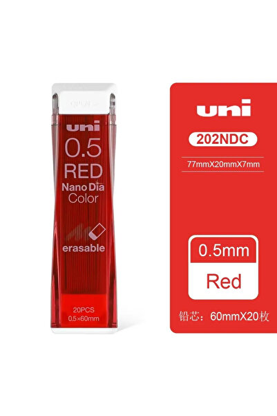 Choice Red Japan Uni Nano Dia Color 0.5-202NDC Colored Mechanical Pencil Lead...