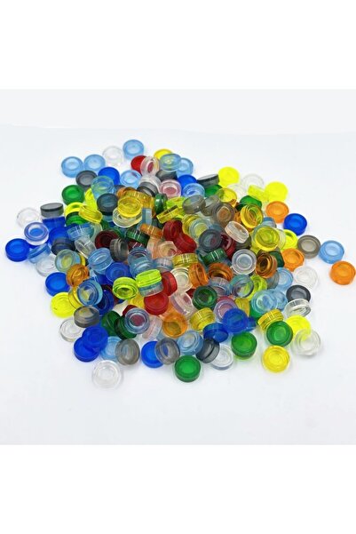 Choice4 Colorful 200PCS Transparent Colored FLAT Tile 1x1 Dots Round Bricks 3...