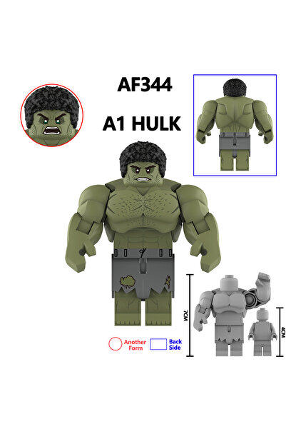 choice2 AF344 2025 New AF345 Hot Movie Hulk Hero Character Building Blocks To...