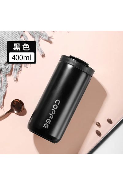 Choice 401-500ml black 400ML Stainless Steel Coffee Thermos Bottle Thermal Mu...
