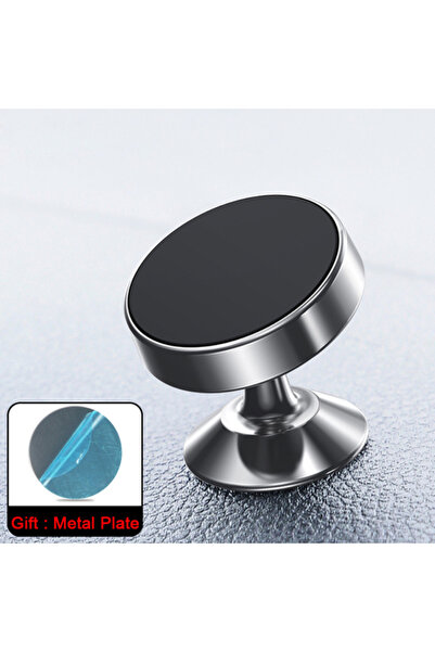 Choice Silver Upgrade Your Car With This Magnetic Phone Holder Stand - Perfec...
