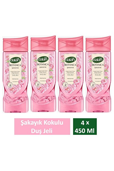 Dalan Duş Jeli Botanica Şakayık 450 Ml x 4 Adet