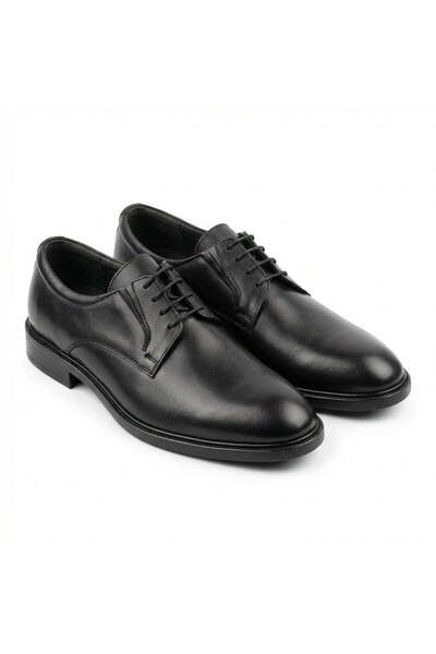 PaulStyle Pantofi eleganti barbati din piele naturală, A-185, negri
