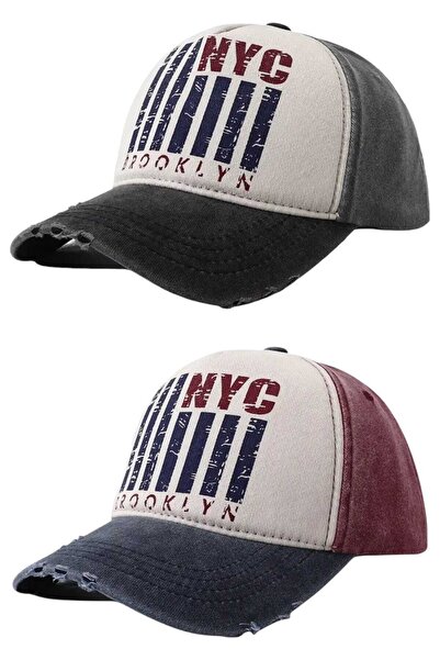 Mood Agenda Unisex Vintage NYC Brooklyn Κεντημένο Ρυθμιζόμενο Καπέλο Μπέιζμπο...