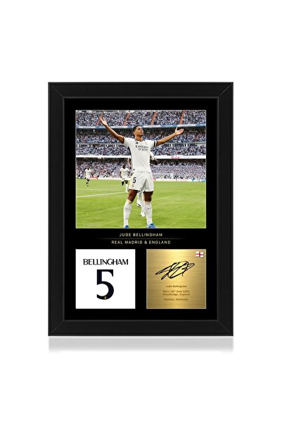ALAYRA International Alayra Framed Jude Bellingham A4 Framed Photo Display - ...
