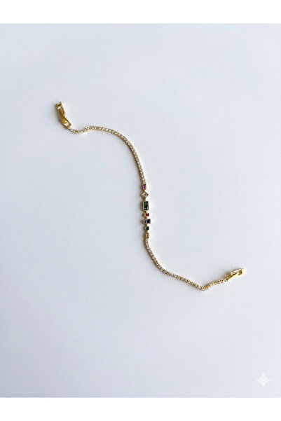 MAREM Mini Water-Proof Steel Bracelet with Colorful Stones