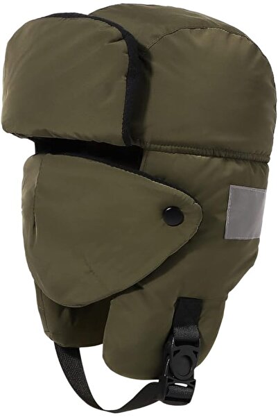 Dotail Καπέλο αεροπόρου, Αδιάβροχο, Αντιανεμικό, Πράσινο, 56–60 εκ.