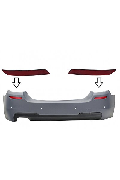 Angels Auto Catadioptrii Bara Spate compatibile cu BMW Seria 5 F10 (2011-up) ...